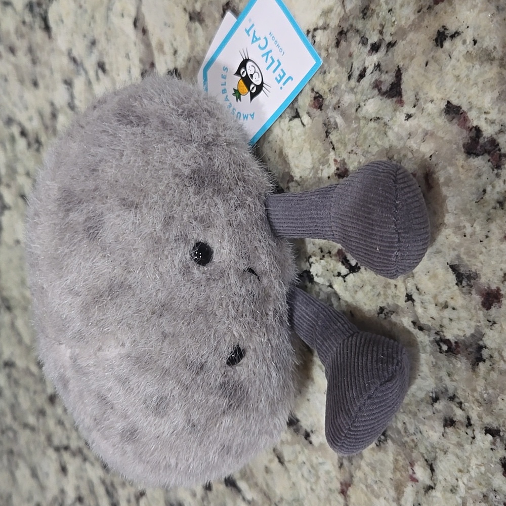 Jellycat Amuseables Pebble 4.3x4.3x3.1" Soft & Plush BNWT Authentic - Picture 5 of 7